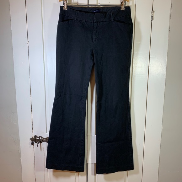 GAP Pants - VTG Y2K GAP Modern Fit Flare Pants Black Gapstretch Cotton Stretch Women 8L Tall